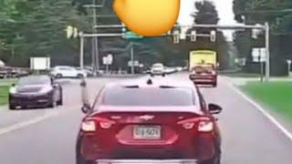 Brake Checked By Entitled Road Rage Karen