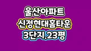 울산아파트.야음.신정동아파트.신정현대홈타운3단지.302동 23평