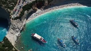  Deep House Drone 4K Footage  Porto Katsiki Beach, Lefkada Greece