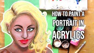 How to Paint a Face with Acrylics