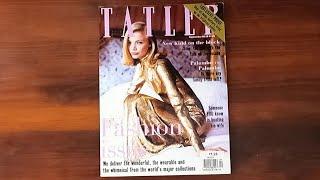 1995 September ASMR Magazine Flip Through: British Tatler w Jodie Kidd