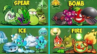 Random 15 Team Plants & Mint LEVEL 1 Battlez - Who Will Win? - Pvz 2 Team Plant vs Team Plant