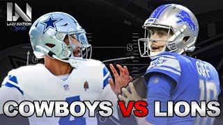 LIVE Cowboys VS. LIONS Game Reaction & Commentary + Analysis