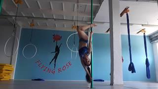 POLE DANCE HANDSPRING VARIATION - POLE DANCE TUTORIAL FR-SPORT