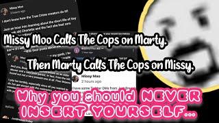 Music Biz Marty Confronts Missy Moo After She Calls The Police | Deleted Community Tab Posts 