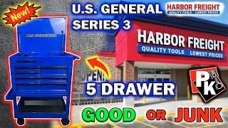 NEW HARBOR FREIGHT U.S. GENERAL SERIES 3 5 DRAWER!!! #harborfreight #toolreviews #tools #toolbox