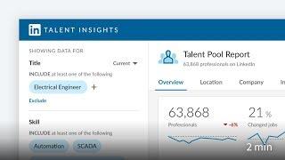 Create a Talent Pool Report in LinkedIn Talent Insights