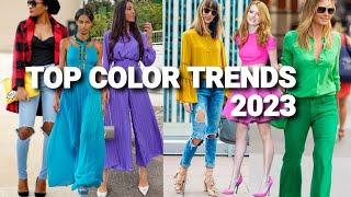 Best Color Outfits in 2023*|FASHION COLOR 2022/23 TRENDS|Spring/Summer Color Trends!!