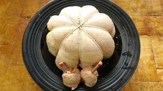 How To. Debone A Whole Chicken.A Stuffed Chicken Cushion. #SRP