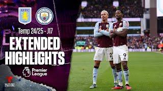 Aston Villa vs. Manchester City | Highlights Premier League | Jornada 17 | Telemundo Deportes