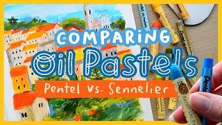 Drawing with Oil Pastels | Sennelier vs Pentels