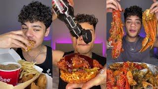 Ramizeinn tiktok compilation pt2 || 11 minutes of ramizienn eating spicy food || No reaction king