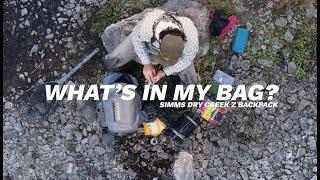 Whats in My Fly Fishing Bag? 2022 SIMMS Dry Creek Z Backpack Edition