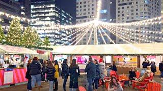 Boston Christmas WalkSnowport Holiday Market & Seaport in November 2022