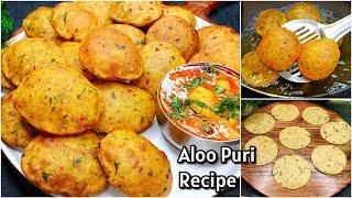 5 Minutes Easy Recipes | Mini Aloo Suji ki Puri | New Recipe | Aloo Puri/Lunch/dinner/Snacks Recipes