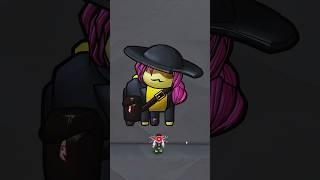 Time to Art Speed Draw Drawing Gubby as Jane Doe from Forsaken on Roblox #roblox