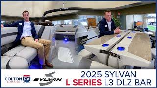 A Pontoon Boat with a BAR! 2025 Sylvan L3 DLZ Bar Tour