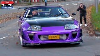 Modified Cars & Supercars arriving Car Show! - 950HP Supra, Viper ACR, 206 V6 Turbo, SVJ, Lowriders