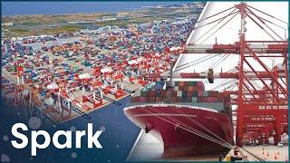 Yangshan: How China Built A Mega-Port 30km Out At Sea | Megastructures | Spark