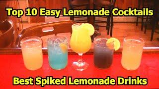 Top 10 Easy Lemonade Cocktails Best Spiked Lemonade Drinks Summer Lemonade Drink Cocktail