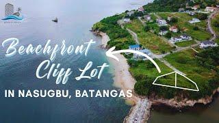 Beachfront Cliff Lot in Nasugbu, Batangas FOR SALE