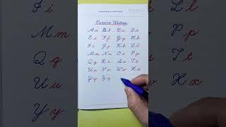 Cursive writing a to z | Cursive abcd | Cursive handwriting practice | Cursive writing abcd #abcd