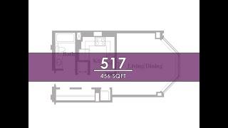 Studio 517(456 sqft)