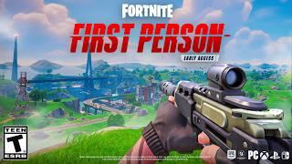 Fortnite FIRST PERSON Is Here!