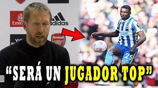 Graham Potter ELOGIA A MOISES CAICEDO por su DEBUT EN BRIGHTON FC CON ASISTENCIA DE GOL AL ARSENAL