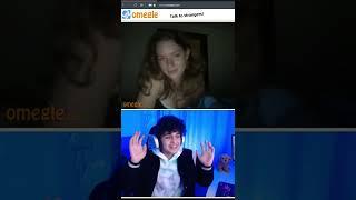 omegle but i got flashed @hanlonman #shorts #omegle