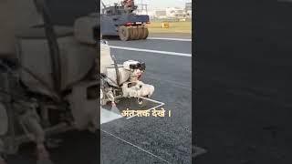 runway painting work/ end tk dekhe  #youtube #civil #civilengineering #engineering #trending #sub