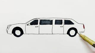 How to Draw a Limo