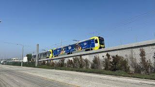 LA Metro K Line Light Rail Trains @ Westchester/Veterans(7/19/24)