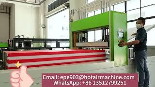 Polyethylene EPE Foam Laminating Automatic Machine | How To Use It