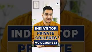 Top 3 Private MCA Colleges 2024! Best Colleges for MCA in INDIA #shorts #MCA #MCAColleges #viral