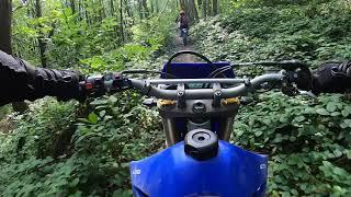 Je prends en main ma Yamaha 450 WRF, gopro onboard