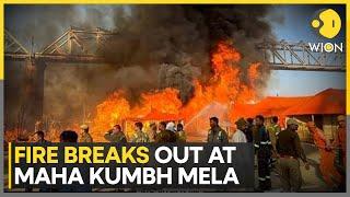 Massive Fire Breaks Out At Maha Kumbh Mela In Prayagraj; No Casualties | WION