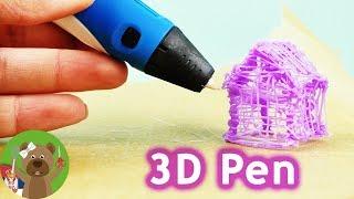 3D olovka - prvi test sa 3D olovkom / nacrtati 3D kuću / Victorstar 3D olovka demo