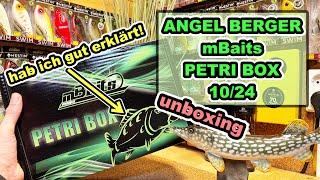 Wieder was gelernt! ANGEL BERGER mBaits Petri Box Oktober! unboxing