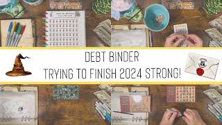 Finishing our mini Debt Binder | Savings Challenges | Cash Stuffing | Debt Payoff