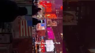 Times Square # NewYork at 11:57P.M. # Times Square #travel #beautiful#subscribemyyoutubechannel