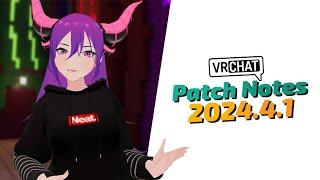 VRChat Video Patchnotes 2024.4.1 (Hand Tracking Additions, Bug Fixes) #vrchat