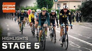 Critérium du Dauphiné 2024, Stage 5 | EXTENDED HIGHLIGHTS | 6/6/2024 | Cycling on NBC Sports