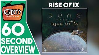 Dune Imperium: Rise of Ix | Game Trade Minute | (A 60 Second #Tabletopgaming Snapshot)