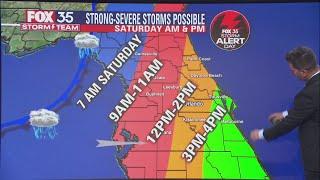 FOX 35 Storm Alert Days: Strong to severe storms possible for Central Florida