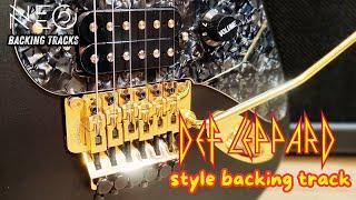 CLASSIC 80'S DEF LEPPARD STYLE BACKING TRACK - A (125 bpm)