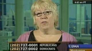 Susie Madrak on Washington Journal Aug. 15, 2009 Part 1