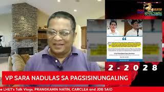 VP SARA NADULAS SA PAGSISINUNGALING | HINDI KAMI FRIEND NI PBBM