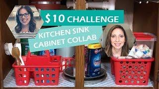 LOW COST KITCHEN SINK ORGANIZATION / COLLAB WITH ARTSY CUPCAKE