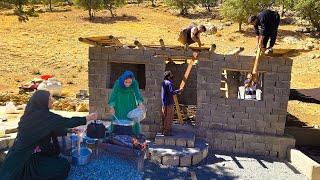 Family Home Project: Building a Roof and Cooking Traditional Ash🫕